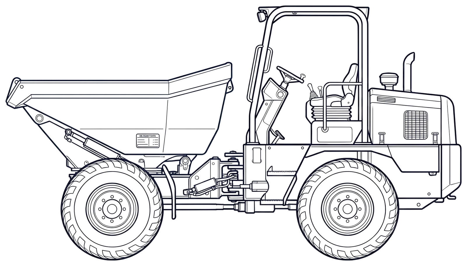 Wacker Neuson DW30 side elevation